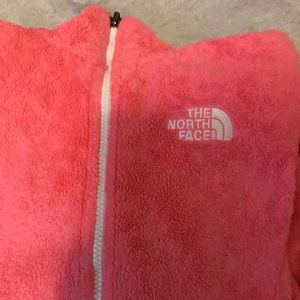 Pink Zip up North Face